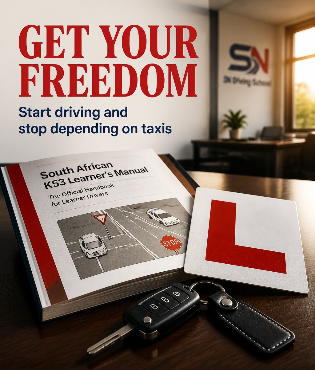 Get your freedom learner's licence poster